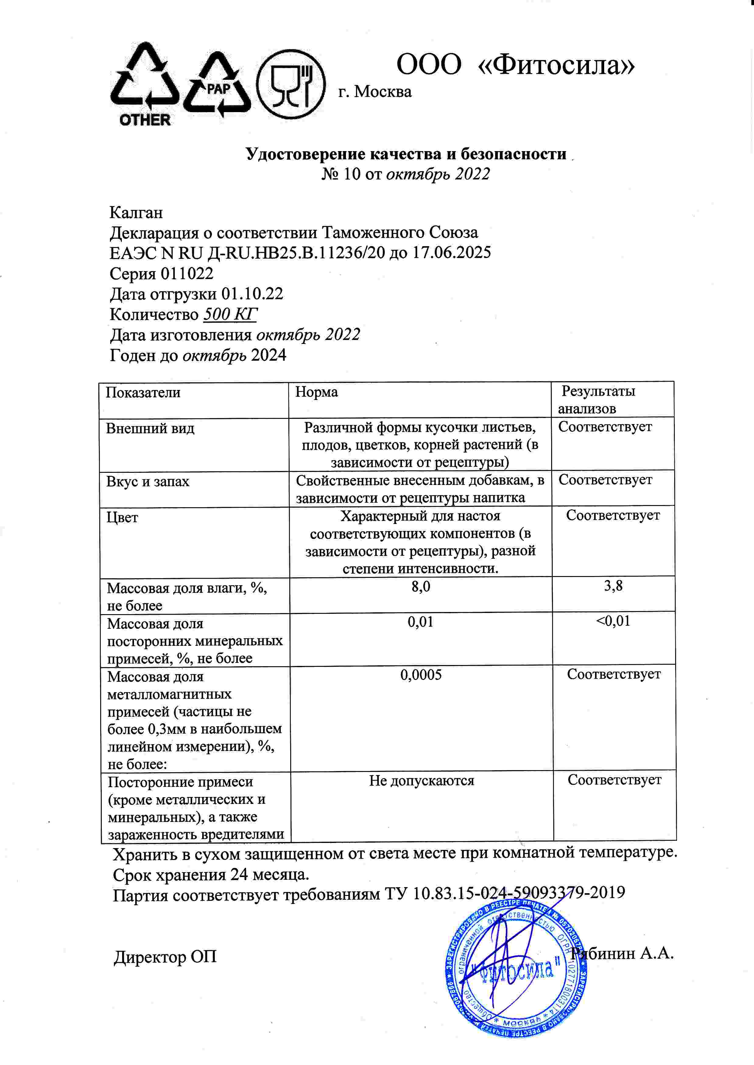 Паспорт №011022